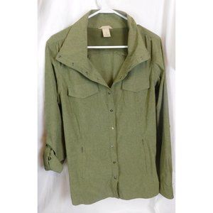 Women's Duluth Trading No Fly Zone Lightweight Shirt Jacket Medium